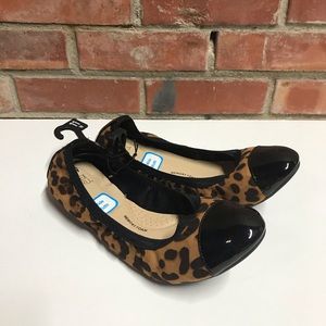 NEW! TimeAndTru Women’s 11 W Leopard Print Flats